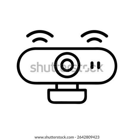 Wireless webcam streaming video conference device
