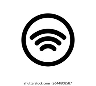 Wireless- und WiFi-Symbol. Internet-Symbol-Zeichen, Vektordesign und Illustration.
