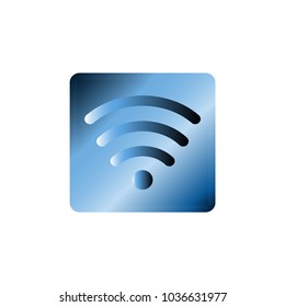 Wireless and wifi icon or sign for remote internet access. Podcast vector symbol.  The sign design for many multimedia. 