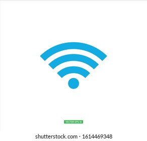 Wireless and wifi icon or sign for remote internet access