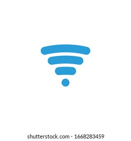 Wireless and wifi icon or sign for remote internet access. Podcast vector symbol. Stock Vector illustration isolated on white background.