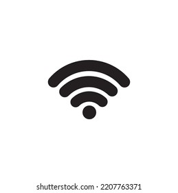 Wireless- und WiFi-Symbol oder Schild für Remote-Internetzugang. Podcast-Vektorsymbol