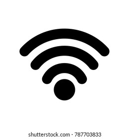 Wireless and wifi icon or sign for remote internet access, Podcast vector symbol, vector illustration