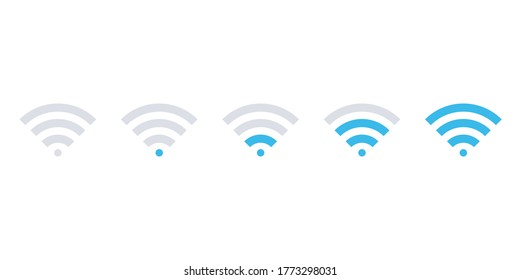 Wireless and wifi icon. Wi-fi signal symbol. Internet Connection. Remote internet access collection - stock vector.Wireless and wifi icon. Wi-fi signal symbol. Internet Connection. Remote internet acc