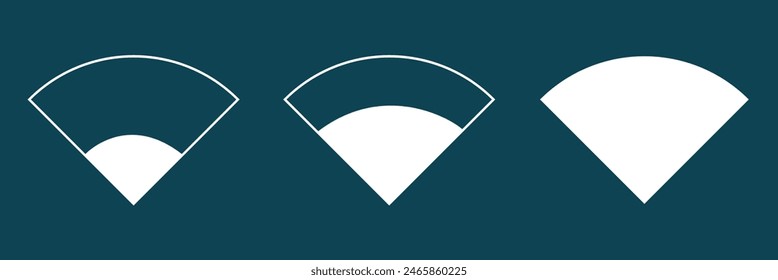 Wireless and wifi icon. Wi-fi signal symbol. Internet Connection. Remote internet access collection - stock vector.