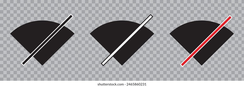 Wireless and wifi icon. Wi-fi signal symbol. Internet Connection. Remote internet access collection - stock vector.