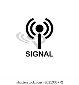 Wireless wifi icon with white background vector.