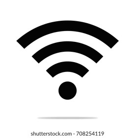 Wireless and wifi icons. Wireless Network Symbol wifi icon. Wireless and wifi vector