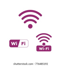 Wireless and wifi icons. Wireless Network Symbol wifi icon. Wireless and wifi vector