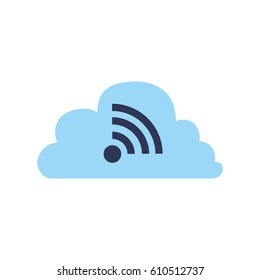 Wireless wifi zone icon vector illustration graphic design