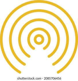 wireless-internet icon vector illustration logo style