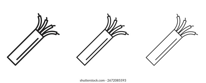 Ícone de fios. Ilustração de elemento simples. Pode ser usado para web e celular.