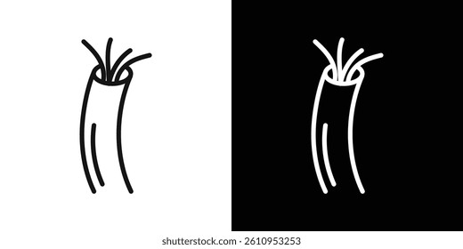 Wires icon Vector isolated outline drawing.
