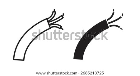 Wires icon vector sign symbol