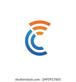 wires, wiring logo template vector icon