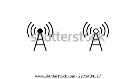 Wirless icon design with white background stock illustration