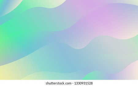 wirly Colorful Vibrant Shapes. Abstract wave shape with gradient color. Warm colors. Vector illustration. Gradient.