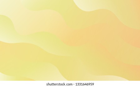 wirly Colorful Vibrant Shapes. Abstract wave shape with gradient color. Warm colors. Vector illustration. Gradient.