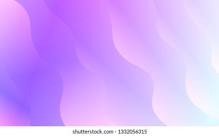 wirly Colorful Vibrant Shapes. Abstract wave shape with gradient color. Warm colors. Vector illustration. Gradient.