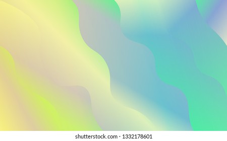 wirly Colorful Vibrant Shapes. Abstract wave shape with gradient color. Warm colors. Vector illustration. Gradient.