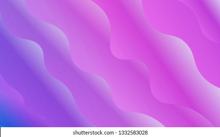 wirly Colorful Vibrant Shapes. Abstract wave shape with gradient color. Warm colors. Vector illustration. Gradient.