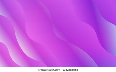 wirly Colorful Vibrant Shapes. Abstract wave shape with gradient color. Warm colors. Vector illustration. Gradient.