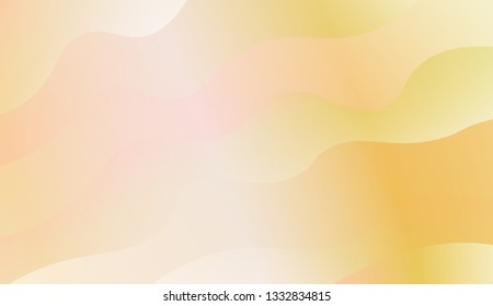 wirly Colorful Vibrant Shapes. Abstract wave shape with gradient color. Warm colors. Vector illustration. Gradient.