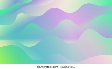 wirly Colorful Vibrant Shapes. Abstract wave shape with gradient color. Warm colors. Vector illustration. Gradient.