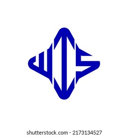 WIS letter logo creative design with vector graphic