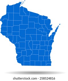 Wisconsin map