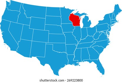 Wisconsin map