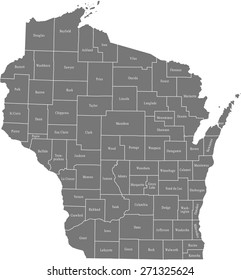 Wisconsin map