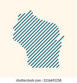 Wisconsin, USA tech digital logo vector icon. WisconsinWisconsin map outline.