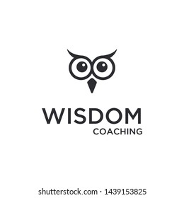 the wisdom coaching logo with the owl emblem