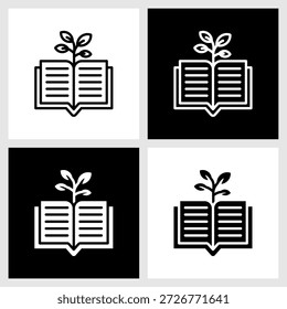 Wisdom Icon with Black and White Background