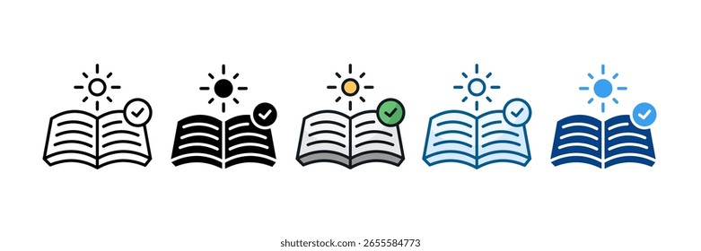 Ícone de Sabedoria Definir Coleção de Vários Estilos