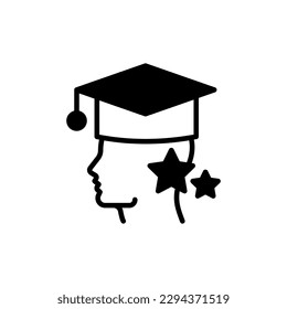 Wisdom icon in vector. Illustration