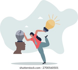 Sabedoria, conhecimento ou criatividade para resolver problema, inteligência, literatura ou educação para o sucesso no conceito de trabalho.vida e emprego de pessoas.