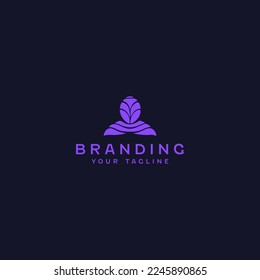 Wisdom Man Logo Design Template