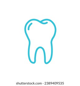 Wisdom tooth icon. From blue icon set.