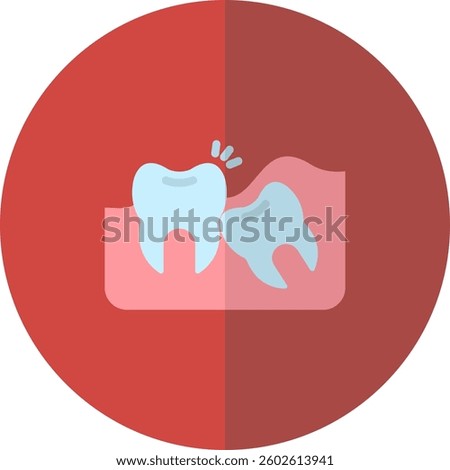 Wisdom Tooth Icon Element For Design