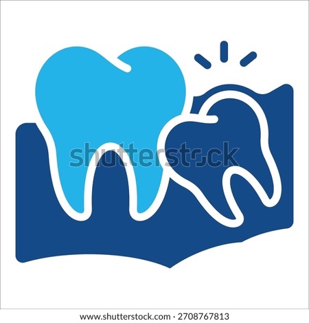 Wisdom Tooth Icon Element For Design