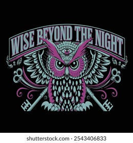 Wise beyond the night t-shirt