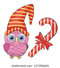 
Wise bird owl icon
