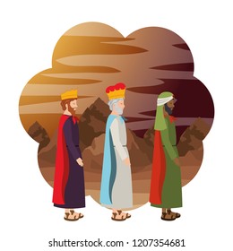 wise kings manger characters