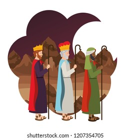wise kings manger characters