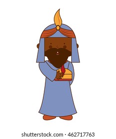 wise man character icon vector illustration graphic