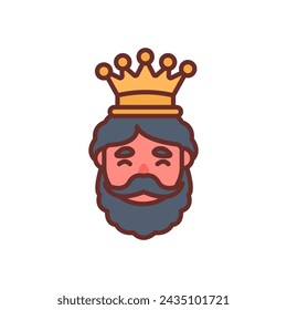 Wise Man Diet  icon in vector. Logotype
