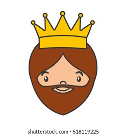 wise man epiphany manger character vector illustration design