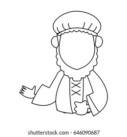 wise man epiphany manger character design